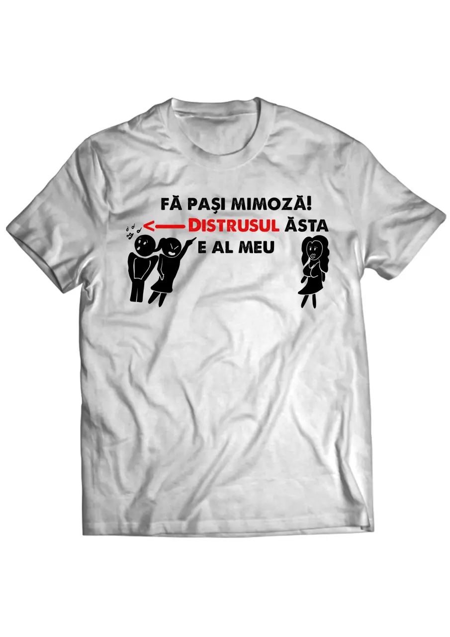 distrusul e al meu white tee.jpg